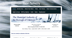 Desktop Screenshot of oakmontwater.com
